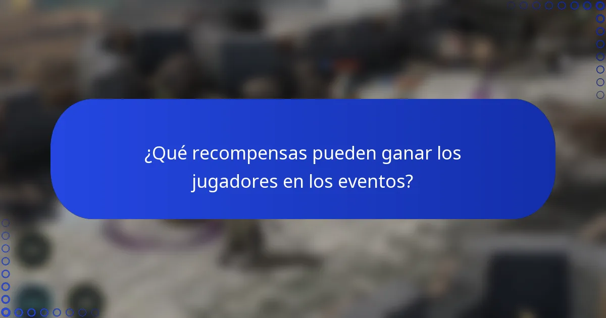 ¿Qué recompensas pueden ganar los jugadores en los eventos?